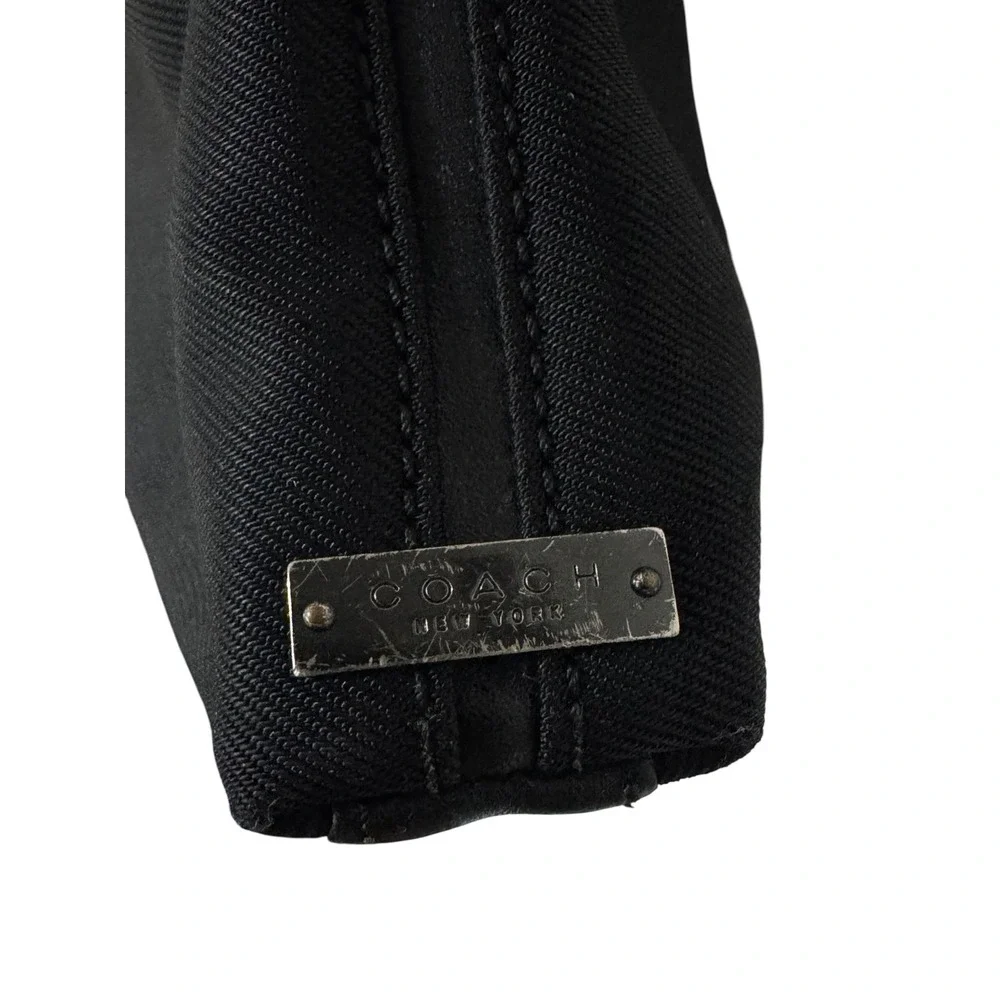 Coach Y2K VTG Mercer Demi 7407 black nylon mini shoulder bag clutch purse